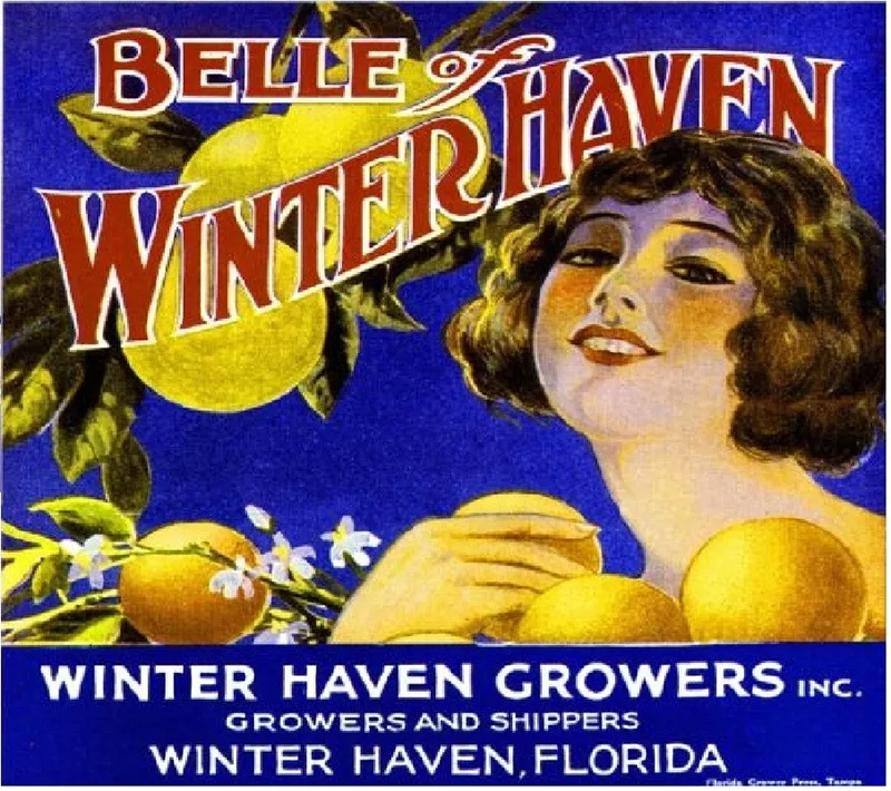 Nostalgic Belle of Winter Haven Fl sign