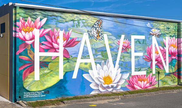 A mural located in Winter Haven Fl. Perfect background for your instagram posts.